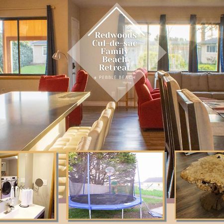 Private Home - Playground, Jumping Mat, Bbq, Darts, Firepit, Gazebo, 4 Smart Tvs, White Cotton Bedding, - The Redwood Cul-De Sac Beach Retreat Crescent City Exteriör bild