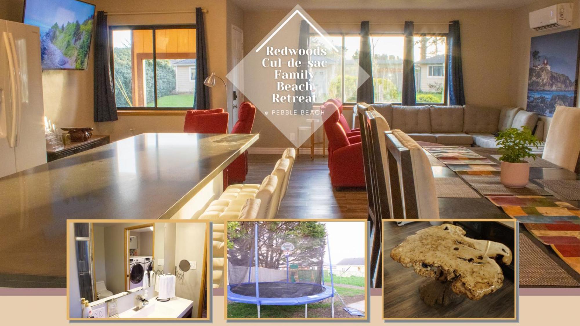 Private Home - Playground, Jumping Mat, Bbq, Darts, Firepit, Gazebo, 4 Smart Tvs, White Cotton Bedding, - The Redwood Cul-De Sac Beach Retreat Crescent City Exteriör bild